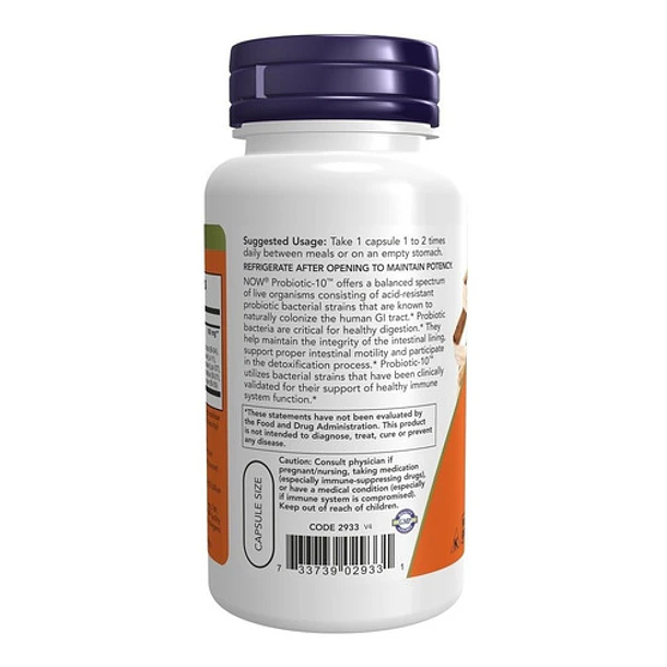 Now  Foods - Probiotico 10 Cepa 25 Billones *100 Caps 3