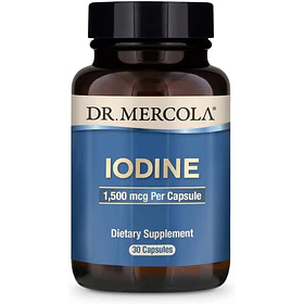 Mercola - Iodine 1.500 Mg 30 Cápsulas (glandula Tiroide)