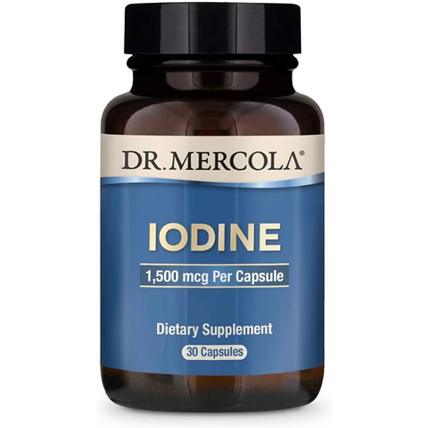 Mercola - Iodine 1.500 Mg 30 Cápsulas (glandula Tiroide) 1