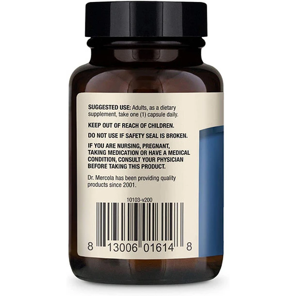 Mercola - Iodine 1.500 Mg 30 Cápsulas (glandula Tiroide) 3