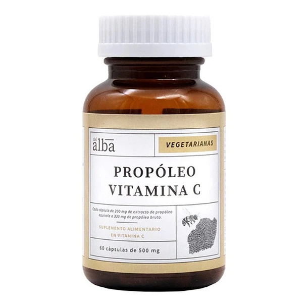 Del Alba - Propóleo Vitamina C 500 Mg  60 Caps 3