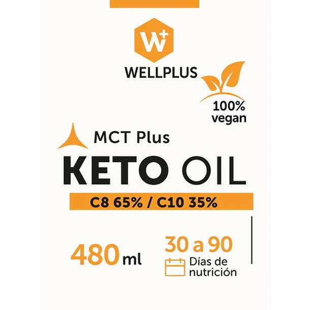 Wellplus - Keto Oil  Mct Plus 480 Ml  4