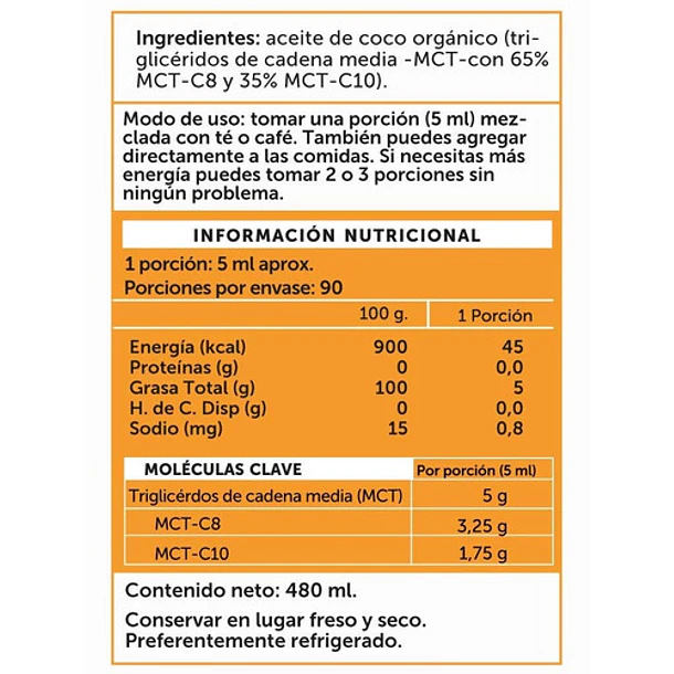 Wellplus - Keto Oil  Mct Plus 480 Ml  5