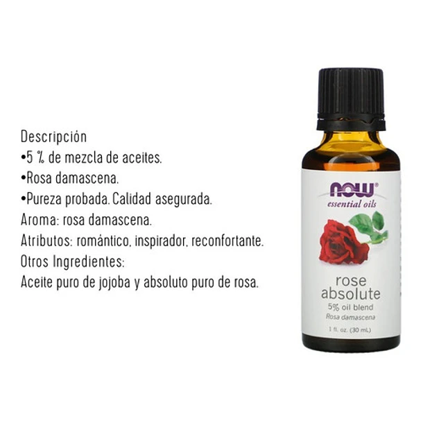Now - Aceites Esenciales Rosa Absoluta 30 Ml 3