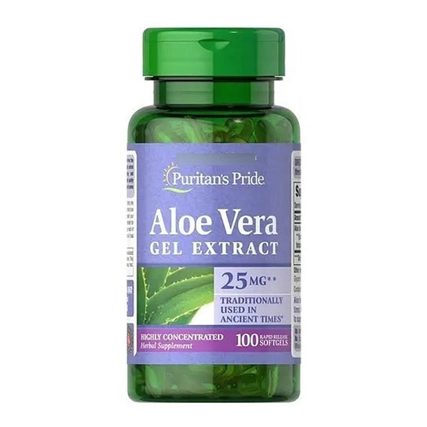 Puritan´s Pride - Aloe Vera 25mg 100 Softgels 1