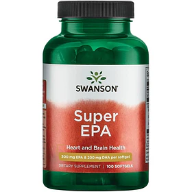 Swanson - Super Epa Omega 3, Epa = 300, Dha =200 (100 Caps)