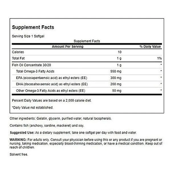 Swanson - Super Epa Omega 3, Epa = 300, Dha =200 (100 Caps) 2