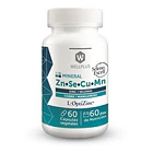 Wellplus Zn*se*cu*mn (zinc Selenio Cobre Manganeso) 60 Caps 1