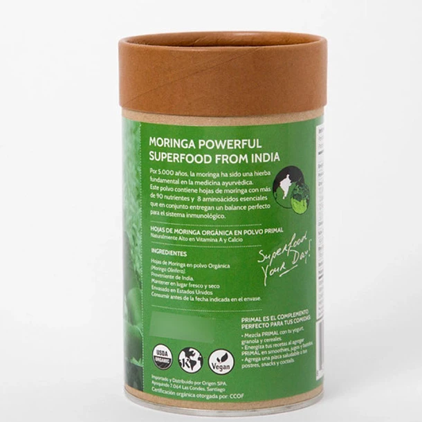 Primal - Organic Moringa Leaf Powder 200 Grs 3