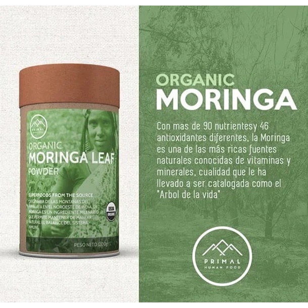Primal - Organic Moringa Leaf Powder 200 Grs 4