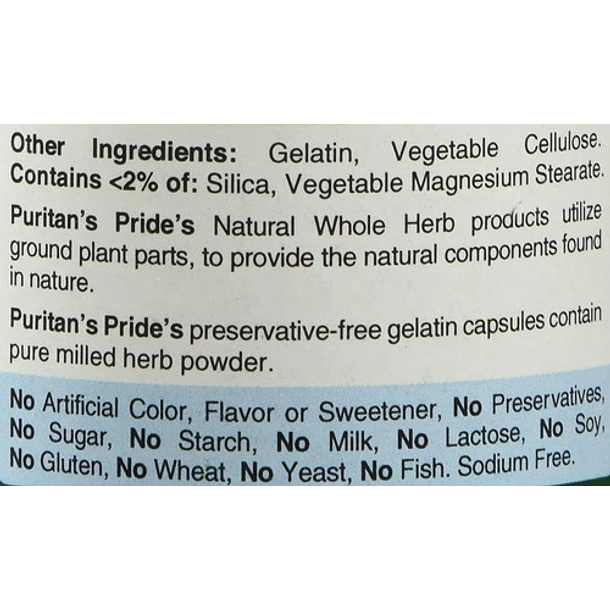 Puritan's Pride - Cúrcuma (Turmeric) 100 Capsulas, 800mg 5