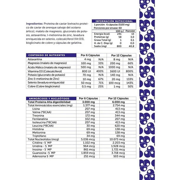 Wellplus - Caviar Protein 360 Cápsulas 2