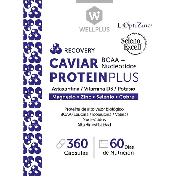 Wellplus - Caviar Protein 360 Cápsulas 3