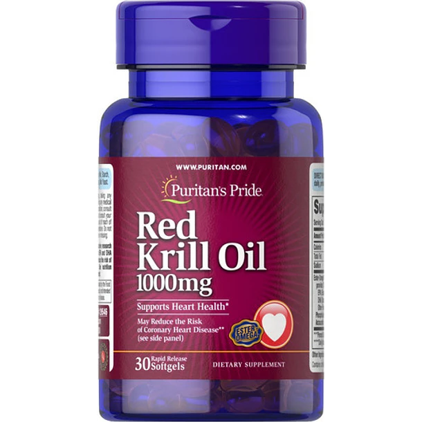 Puritan's Pride - Red Krill Oil 1000 Mg 30 Caps 1
