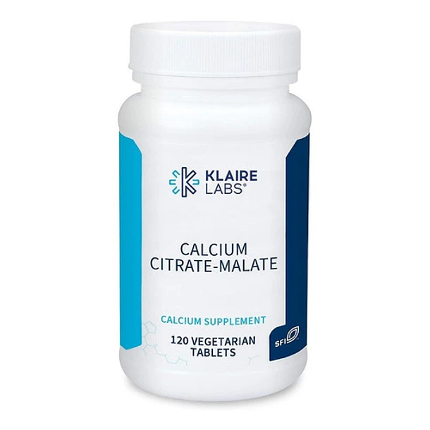 Calcio Citrato - Malate 120 Tabletas - Klaire Labs 1