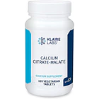 Calcio Citrato - Malate 120 Tabletas - Klaire Labs 4