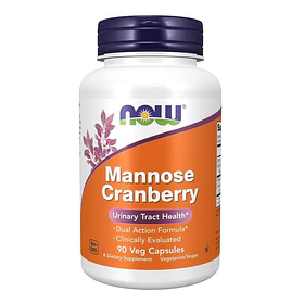 Now Foods - Mannose Cranberry  (90 Cápsulas)
