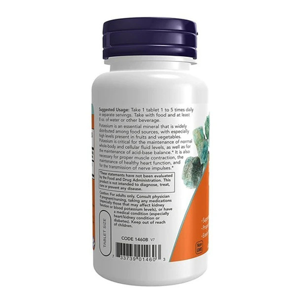 Now Foods - Gluconato De Potasio 99mg 100 Tabletas 2