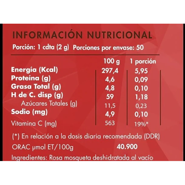 Rosa Mosqueta En Polvo Brota 100g 3