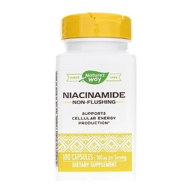 Nature's Way - Vitamina B3  Niacinamide 500 Mg 100 Capsulas  1