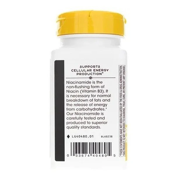 Nature's Way - Vitamina B3  Niacinamide 500 Mg 100 Capsulas  3