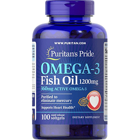 Puritan's Pride Omega-3 Oil 1200 Mg (360 Mg Active Omega-3)