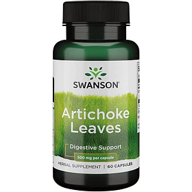 Swanson - Hojas De Alcachofa Artichoke Leaves 500mg 60 Caps