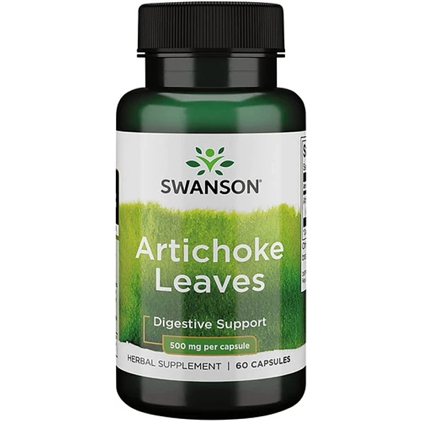 Swanson - Hojas De Alcachofa Artichoke Leaves 500mg 60 Caps 1