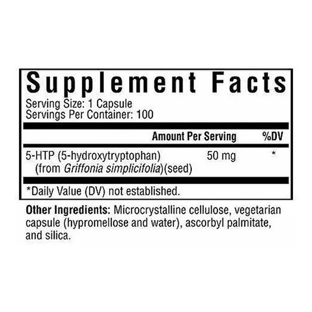 Seeking Health - 5-htp 50 Mg, 100 Cápsulas 3
