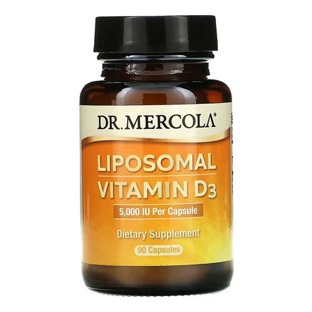 Dr. Mercola, Vitamina D3 Liposomal, 5000 Ui, 90 Cápsulas 1