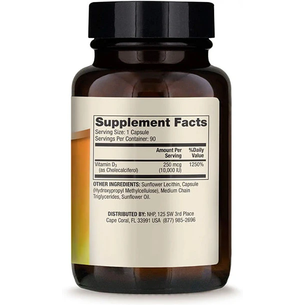 Dr. Mercola, Vitamina D3 Liposomal, 5000 Ui, 90 Cápsulas 2