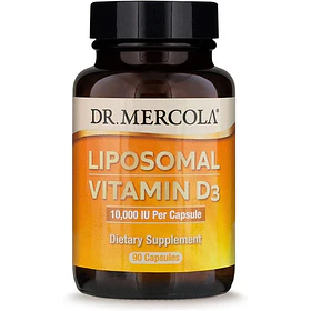 Dr. Mercola, D3 Liposomal, 10.000 Ui 90 Cáps (3 Meses)