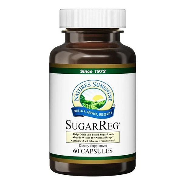 Nature Sunshine - Sugar-reg (regulador De Azúcar) 60 Caps  1