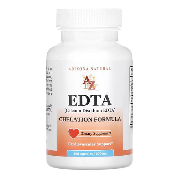 Edta Calcium Disodium Chelation Formula 600 Mg. - 100 Caps 1