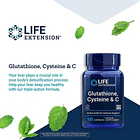 Life Extension - Glutatión, Cisteína + C  (100 Caps ) 3