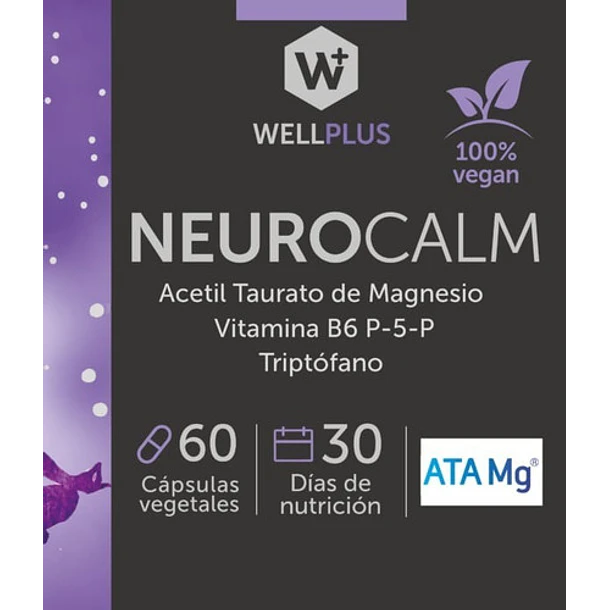 Suplemento En Capsulas Neurocalm Wellplus 60 Capsulas 2