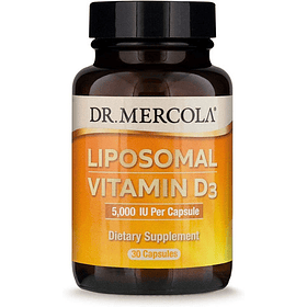 Dr. Mercola, Vitamina D3 Liposomal, 5000 Ui, 30 Cápsulas N/a