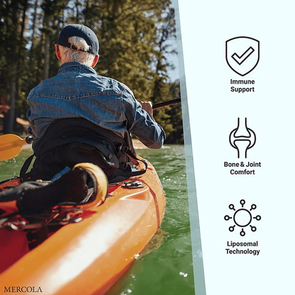 Dr. Mercola, Vitamina D3 Liposomal, 5000 Ui, 30 Cápsulas N/a 7