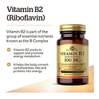 Solgar -vitamina B2 (riboflavina) 100mg 100 Caps  3