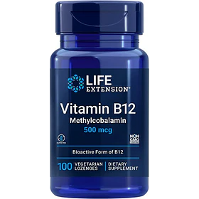  Life Extension - B12 Metilcobalamina 500 Mcg 100 Cápsulas