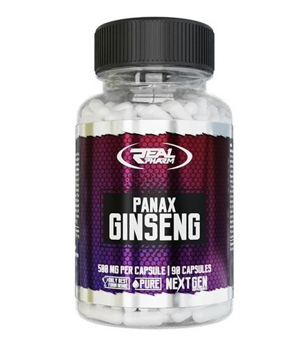 GINSENG ROJO COREANO 500 MG 90 CAPSULAS REAL PHARM