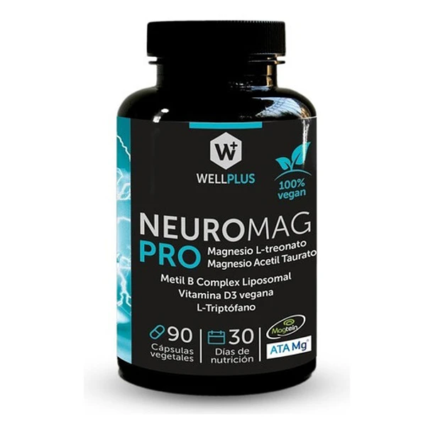 Suplemento En Cápsulas Wellplus Neuromag Pro 90 Cápsulas 3