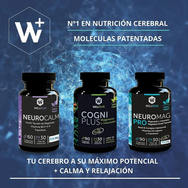 Suplemento En Cápsulas Wellplus Neuromag Pro 90 Cápsulas 8