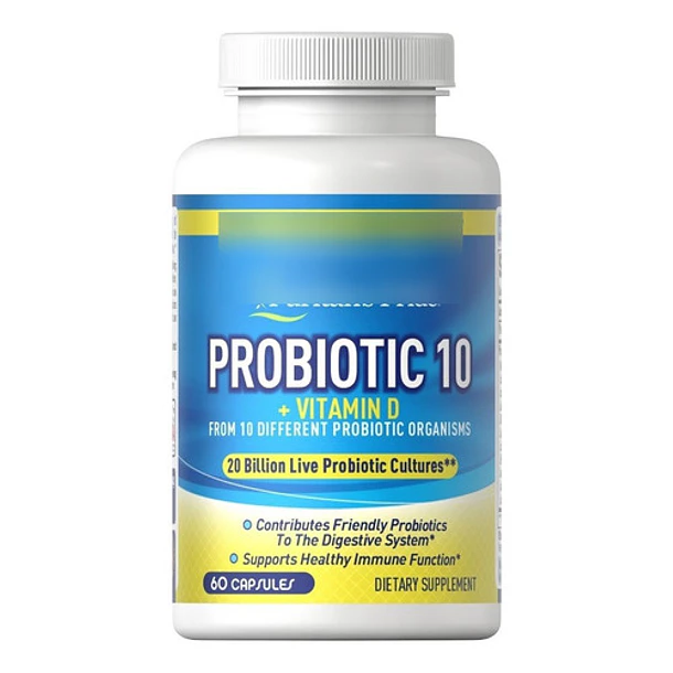  Puritan´s Pride - Probiotic 10 + Vit D 20 Billones 120 Caps 1