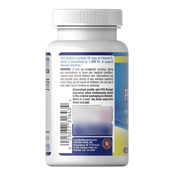  Puritan´s Pride - Probiotic 10 + Vit D 20 Billones 120 Caps 3