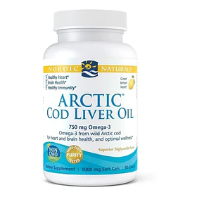 Nordic Naturals - Artic Cod Liver Oil (bacalao) Sabor Limón