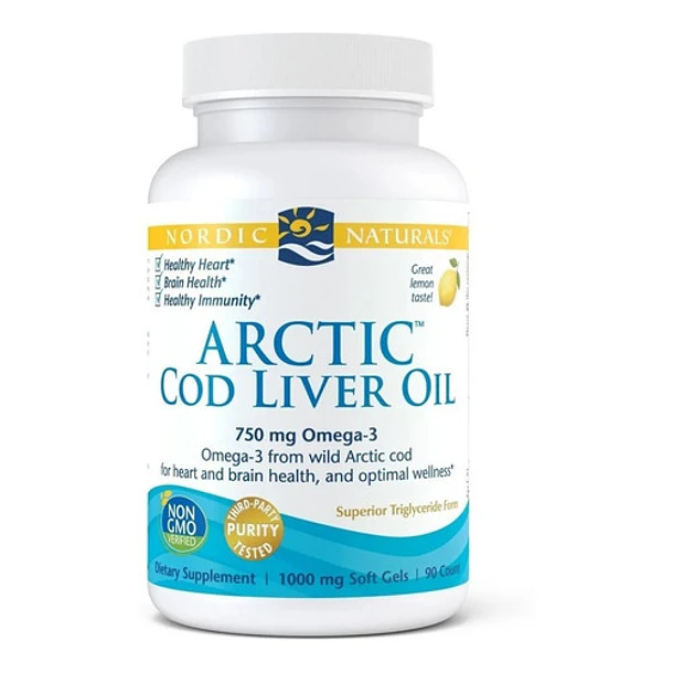 Nordic Naturals - Artic Cod Liver Oil (bacalao) Sabor Limón 1