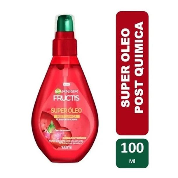 Garnier Fructis Super Oleo Post Quimica Cabello Muy Dañado