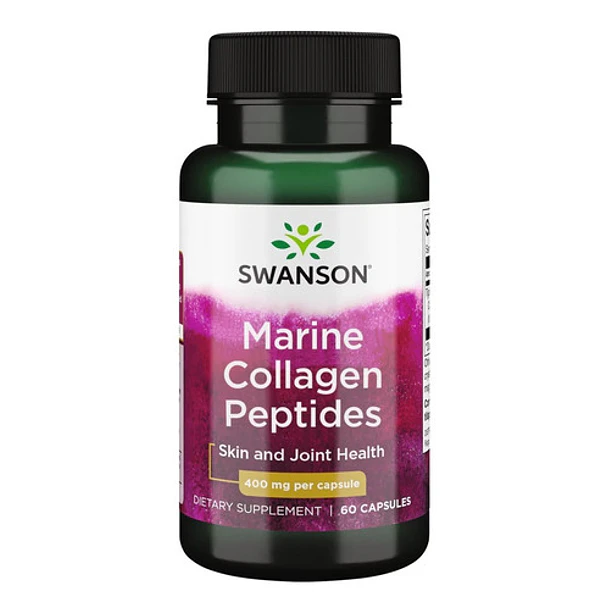 Swanson - Colageno Marino Hidrolizado Tipo I 400mg 60cáp 1