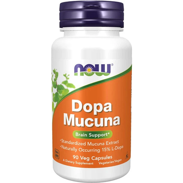 Now - Dopa Mucuna -90 Caps (mejora El Estado De Animo) 1